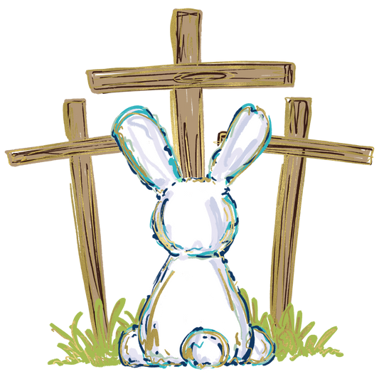 Easter Bunny and Cross Tee